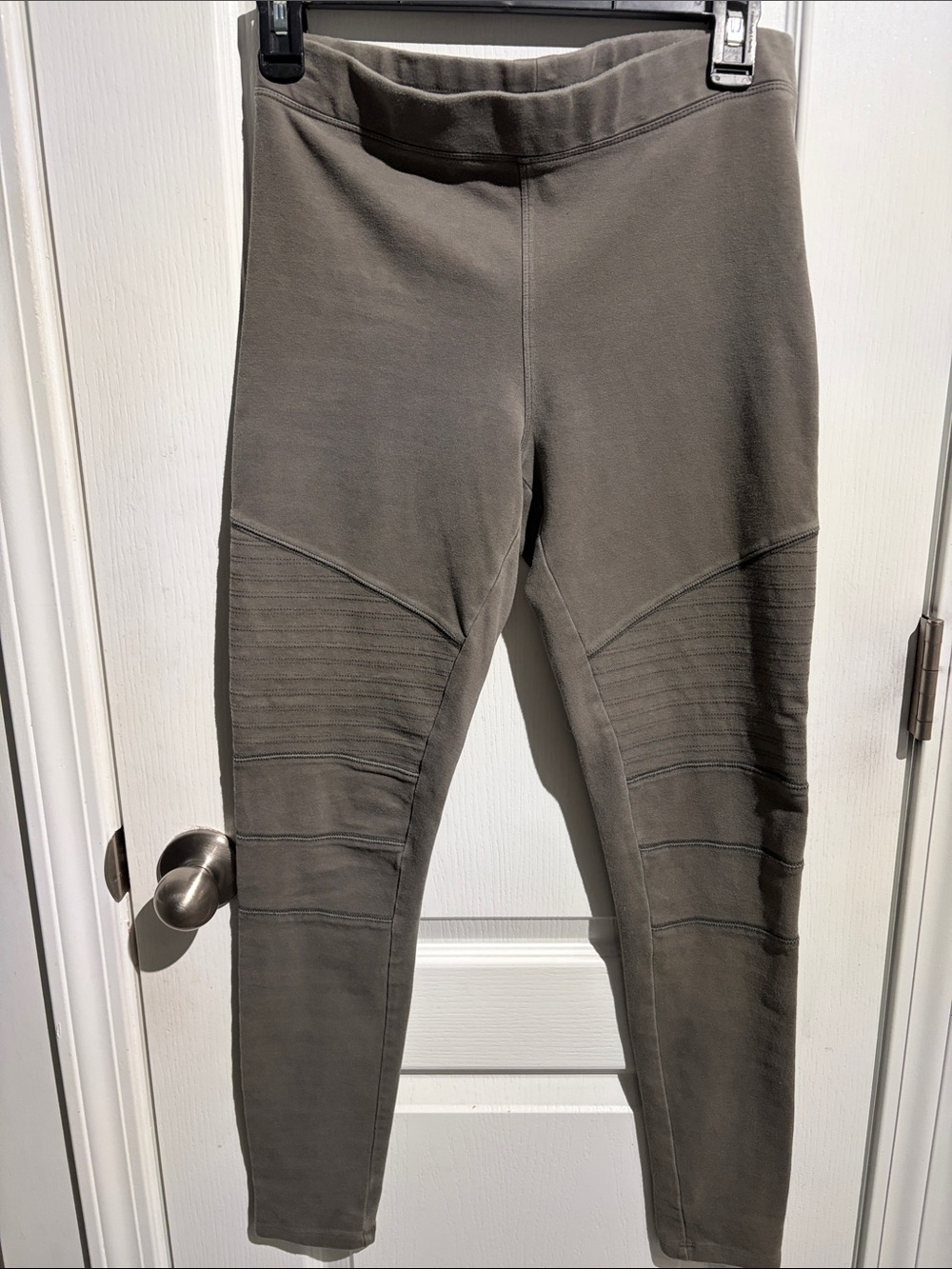 Express Olive Gray moto Leggings